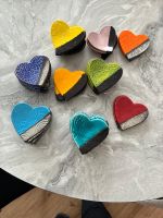 Keramik Herzen, Handarbeit, top Zustand