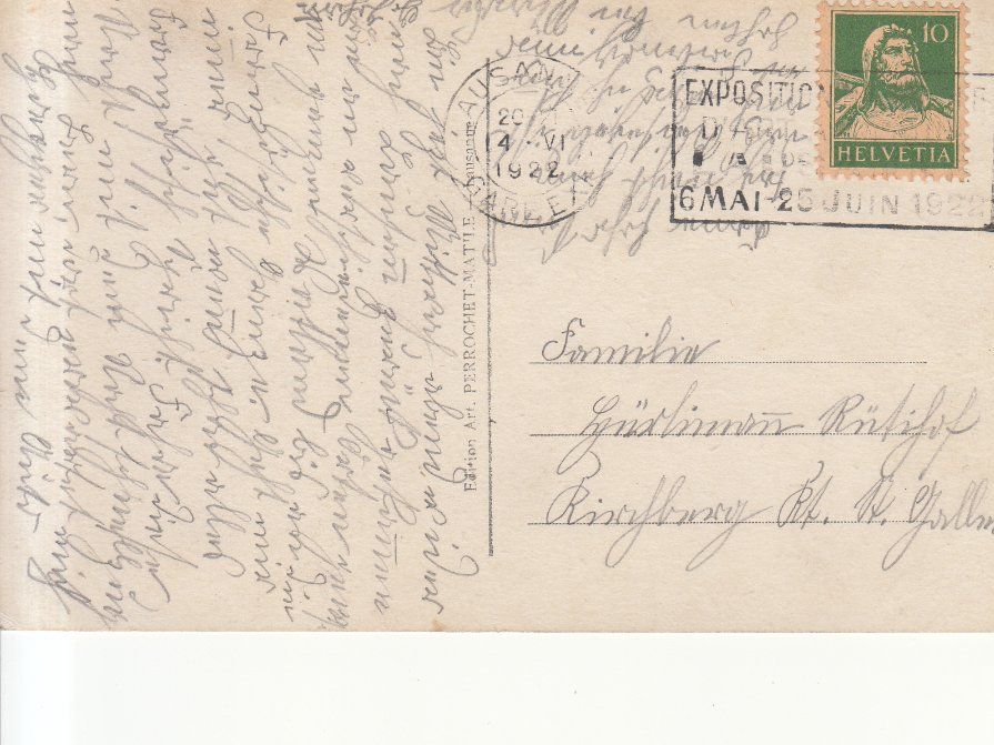 Cartoline postali: Lausanne 1922 – Usato da Bürglen TG venduto da StampGraf 1