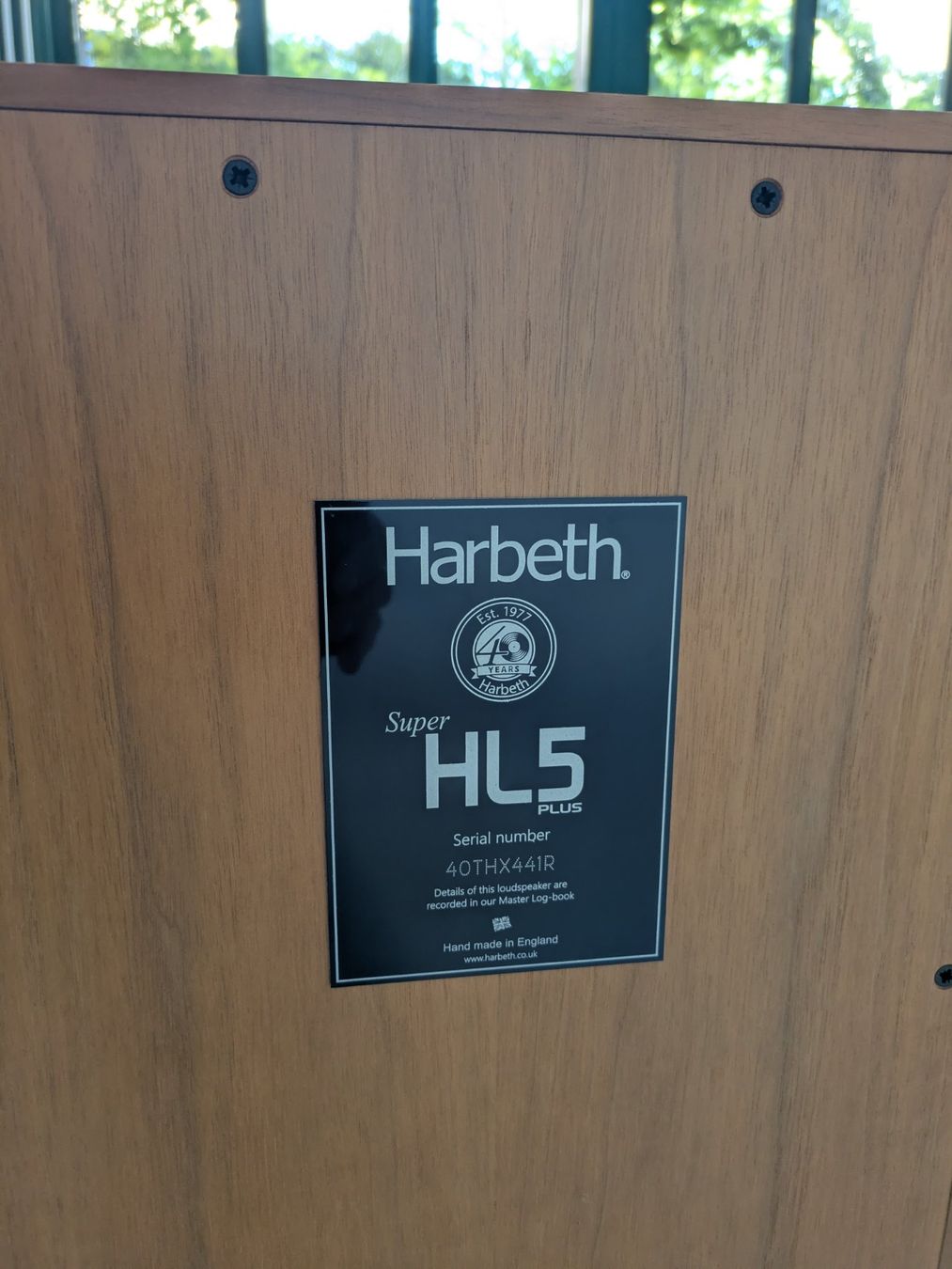 Harbeth Casse acustiche: Harbeth Super HL5 Plus Anniversary Edition – Usato da Baar venduto da Smax4 1