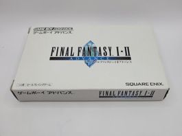Final Fantasy 1 & 2 Gameboy Advance OVP Japan GBA
