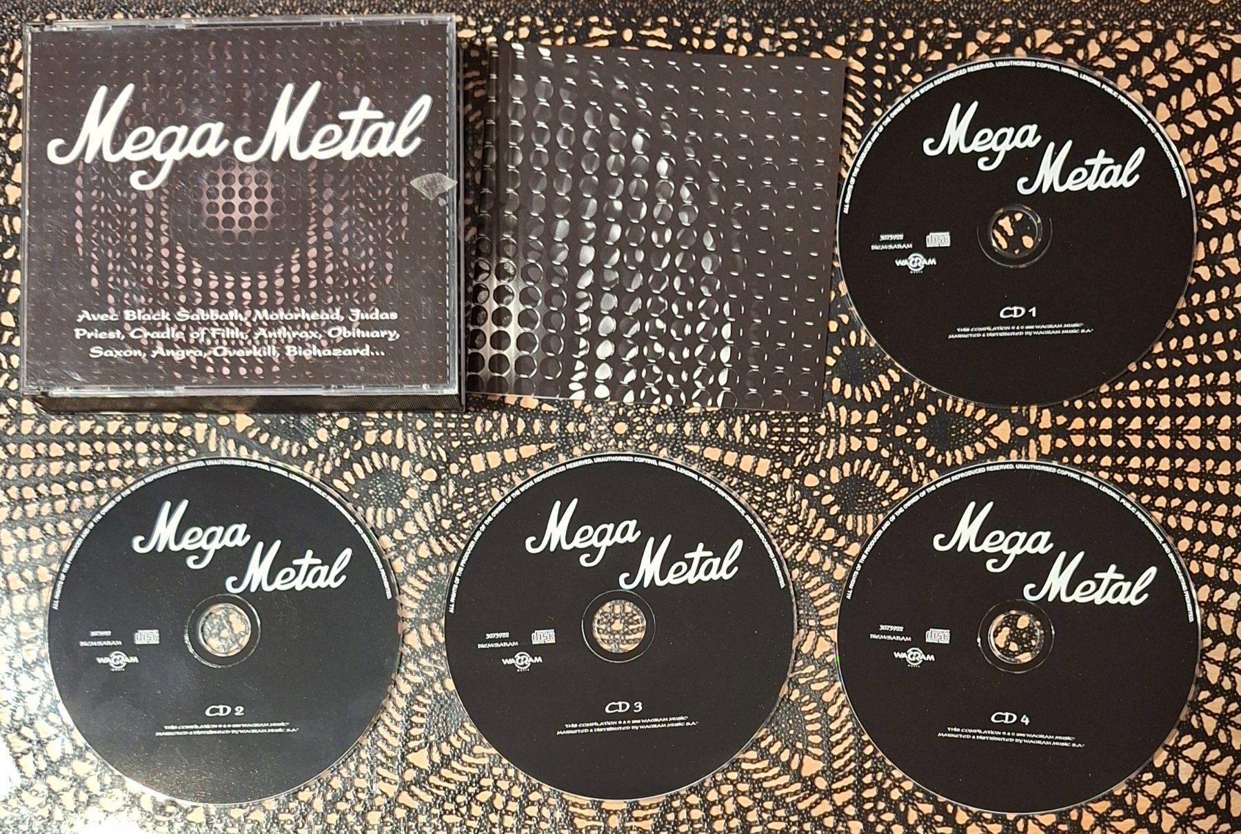 CD: Mega Metal, 4CD Heavy Metal/Hardrock Hit Compilation 2002 – Usato da Amriswil venduto da Celini3 3