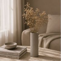 Handgefertigte Betonvase | Moderne Designvase | Deko Vase