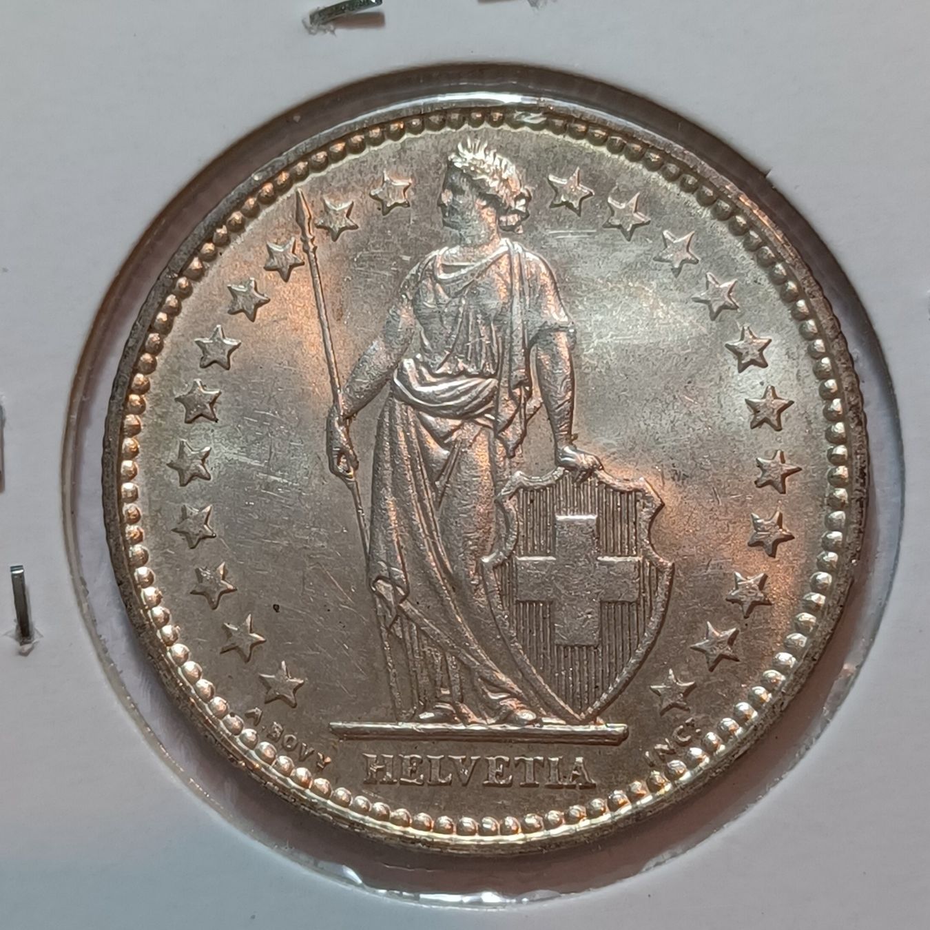 Tutti le monete: 2 Franken 1921 unz – Usato da Pfäffikon ZH venduto da Schweizer_Muenzen 1