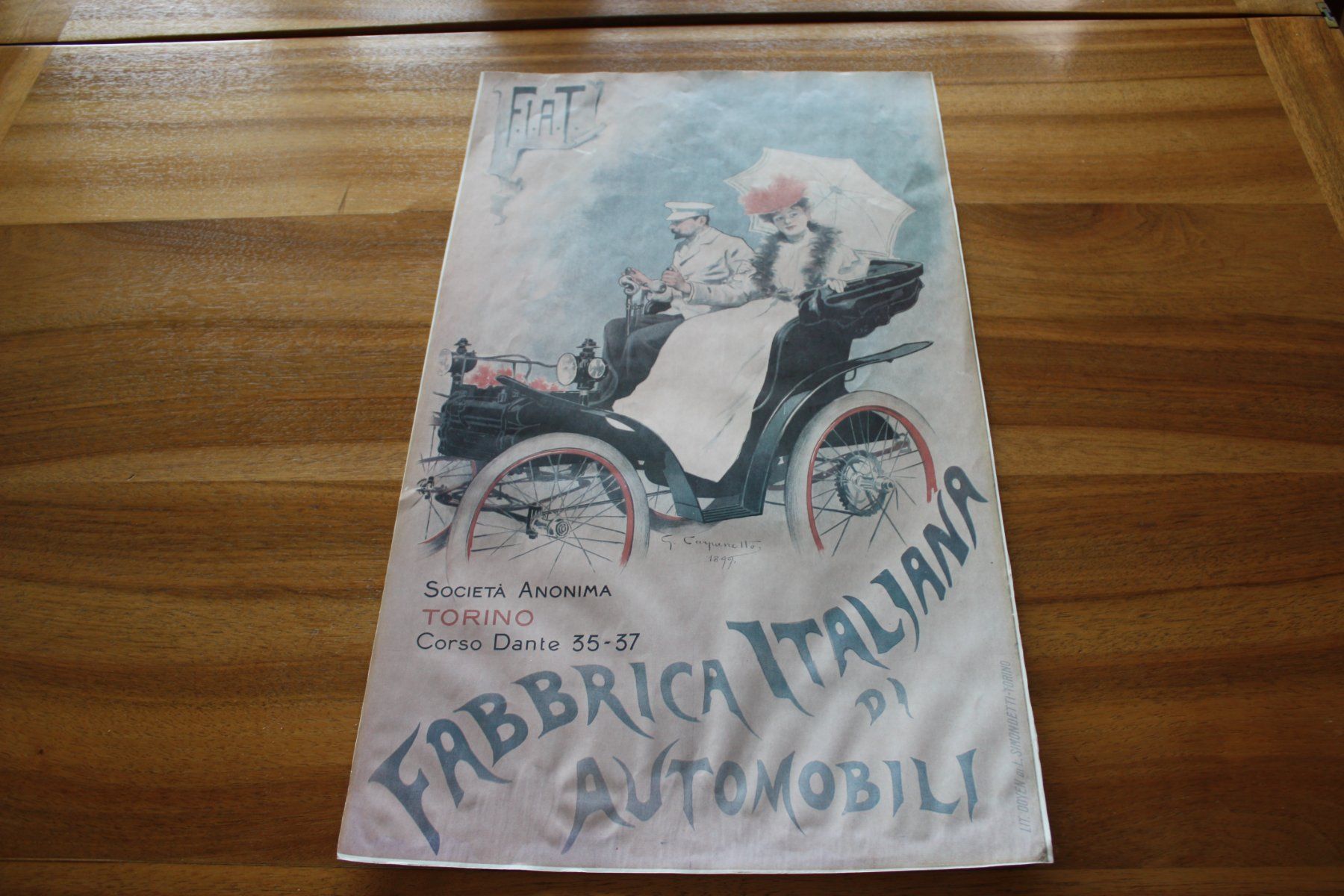 Foto & Immagini: FIAT Plakat – Usato da Spiez venduto da Trollius09 6