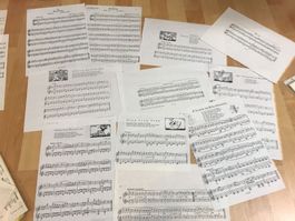 Klaviernoten Musiknoten