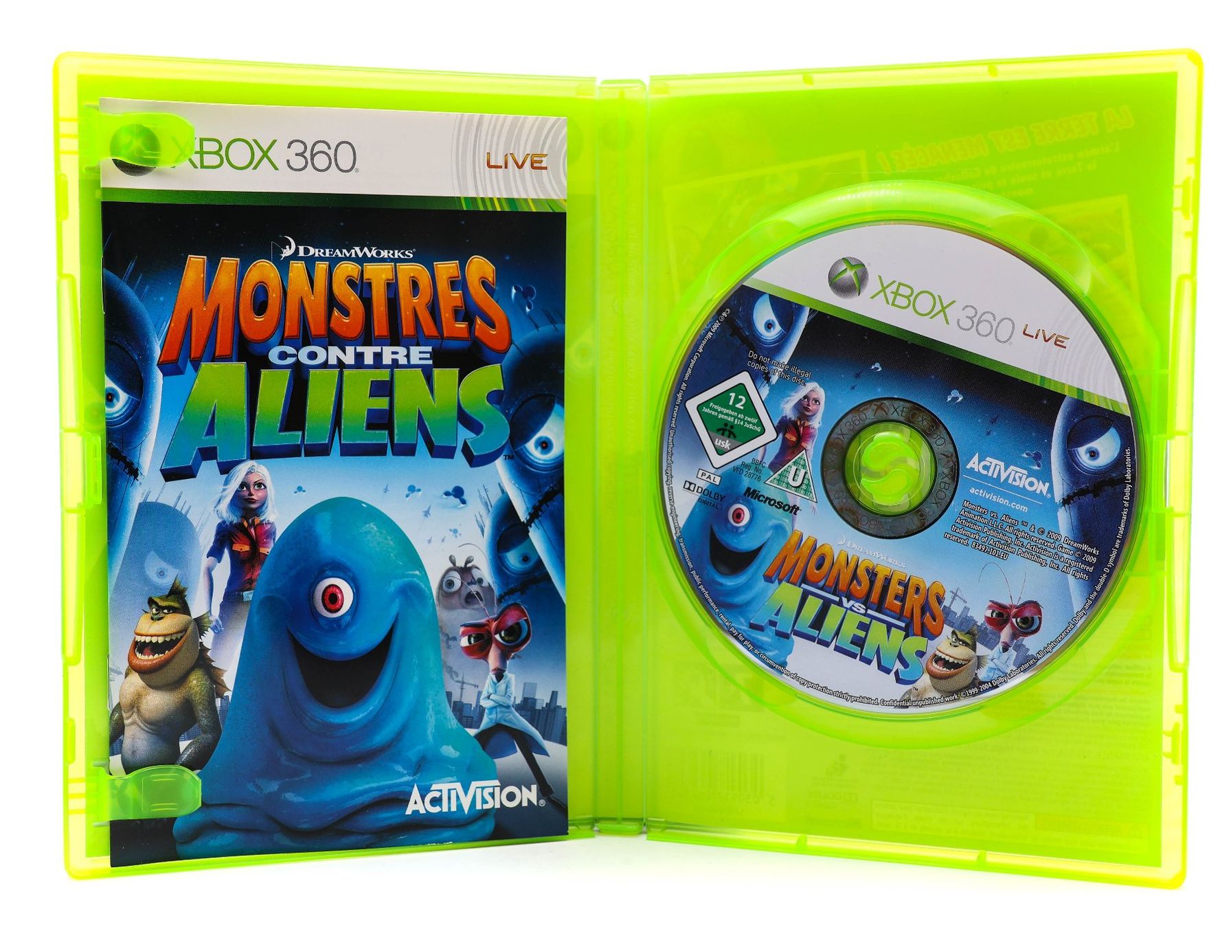 Microsoft Spiele: Monsters vs. Aliens - XBOX 360 – Gebraucht aus Paudex von  2