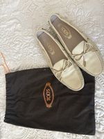 Mocassins TOD'S cuir beige pointure 39