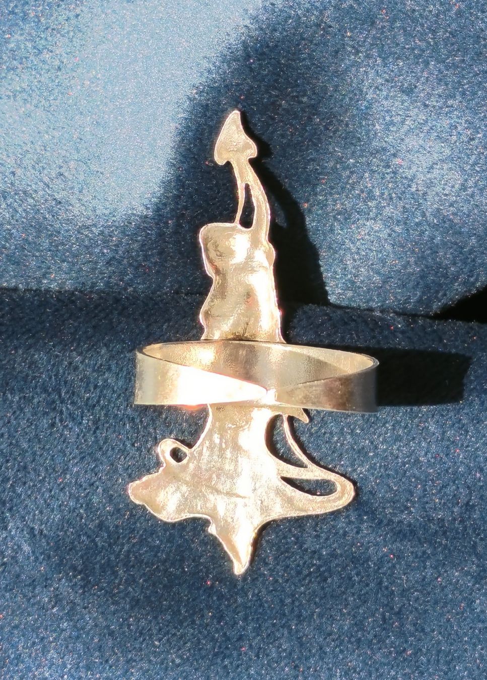 Anelli: Statement Ring Jugendstilmotiv Band Silber – Usato da Zürich venduto da Tanteemma369 8