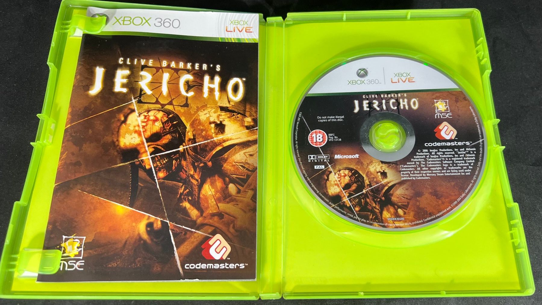 Microsoft Giochi: Jeu Xbox 360 : Clive Barker's Jericho – Usato da Biel/Bienne venduto da new-life 3