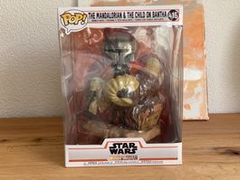 Funko Pop - Star Wars - #416 The Mandalorian & Bantha Child