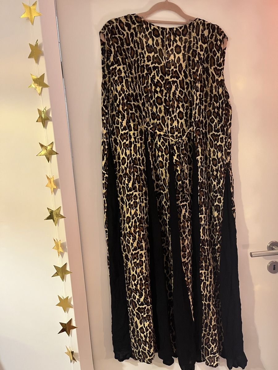 Vestiti: Elegantes Kleid mit Leo-Muster vintage – Usato da Zürich venduto da Closetbesties 3