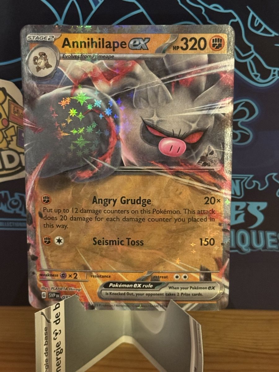 Pokémon Sammelbilder & Trading cards: Carte Pokémon Annihilape EX Promo ENG – Neu (gemäss Beschreibung) aus Lausanne von Dri_Shop