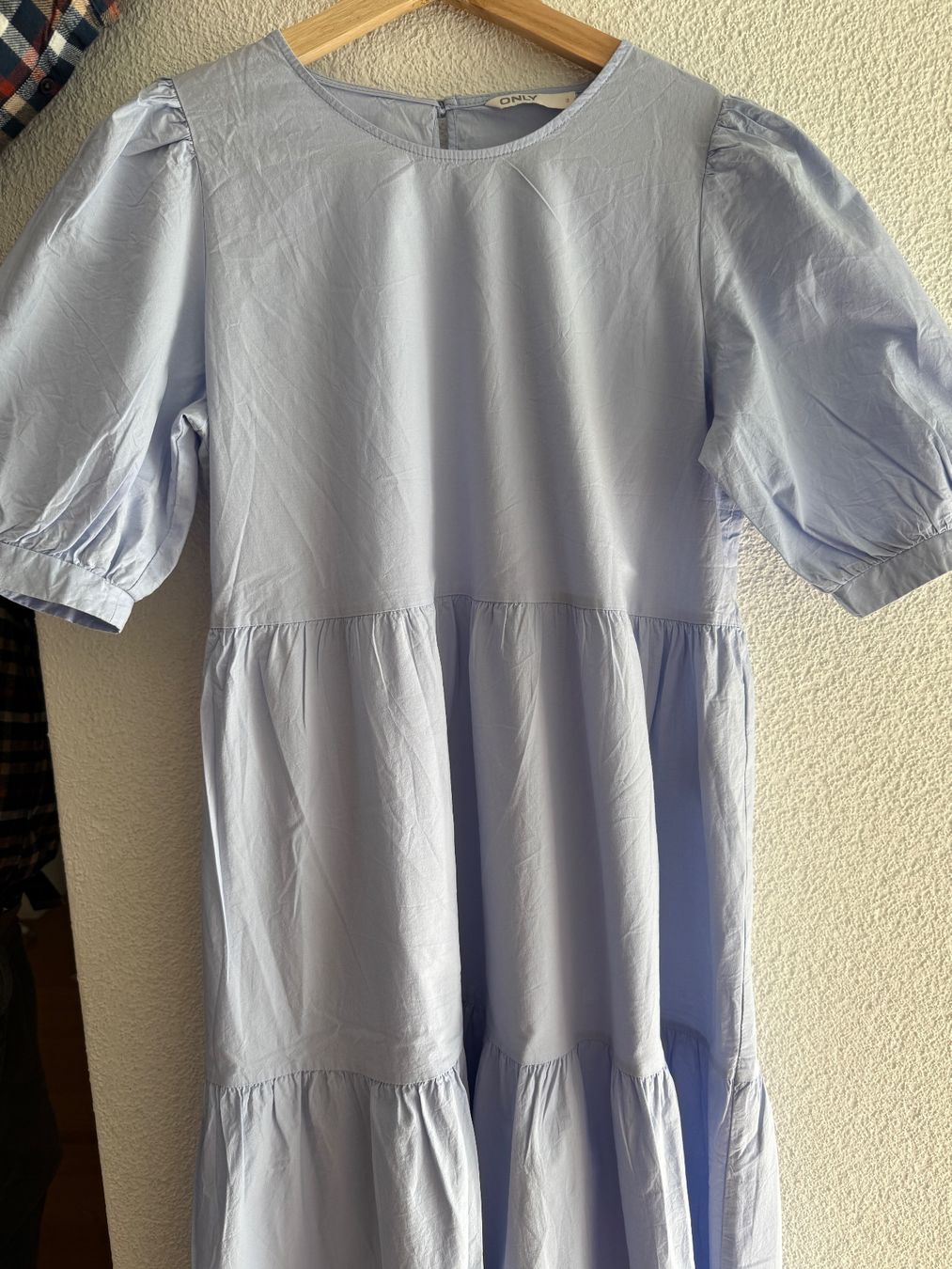 Vestiti: Baumwolle Maxikleid mit Puffärmeln, Gr. S – Usato da Zürich venduto da Eb_ 4