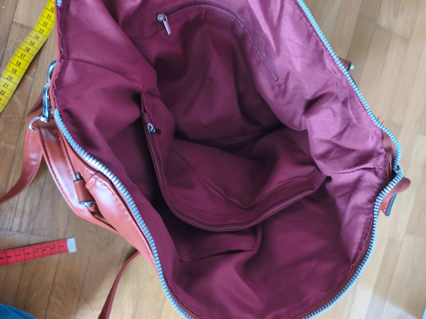 Borse da donna: Damen Tasche Umhängetasche Rostfarben – Usato da Uster venduto da zebralino 3