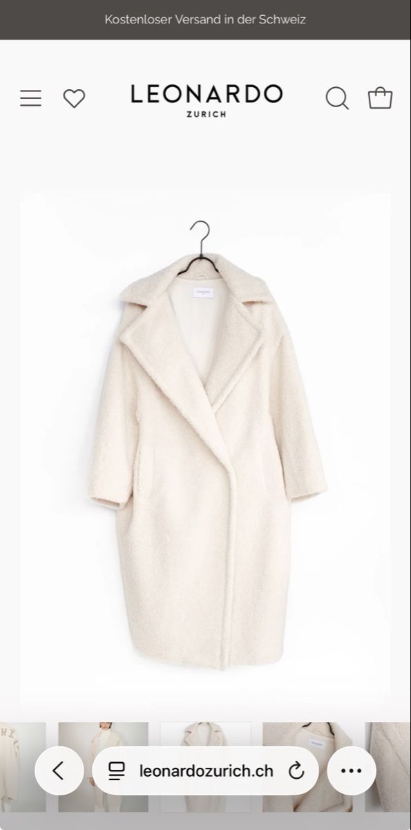 Cappotti: LEONARDO kuscheliger Teddy Winter Mantel S/M – Nuovo (secondo la descrizione) da Bern venduto da kwa_pyt9 4