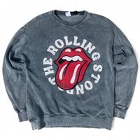 Y2K The Rolling Stones Sweater Glitter Stones Washed Zara