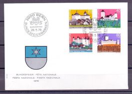 CH FDC Pro Patria Satz 1976