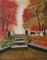 Acrylbild Treppe