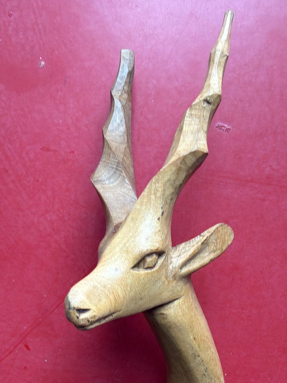 Statuette: Holzschnitzerei  Antilope  60ties / 70ties – Usato da Subingen venduto da ArtBead 5