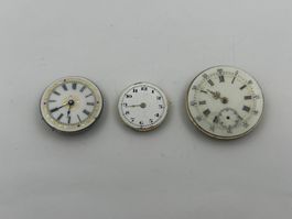 3 Taschenuhr Werke
