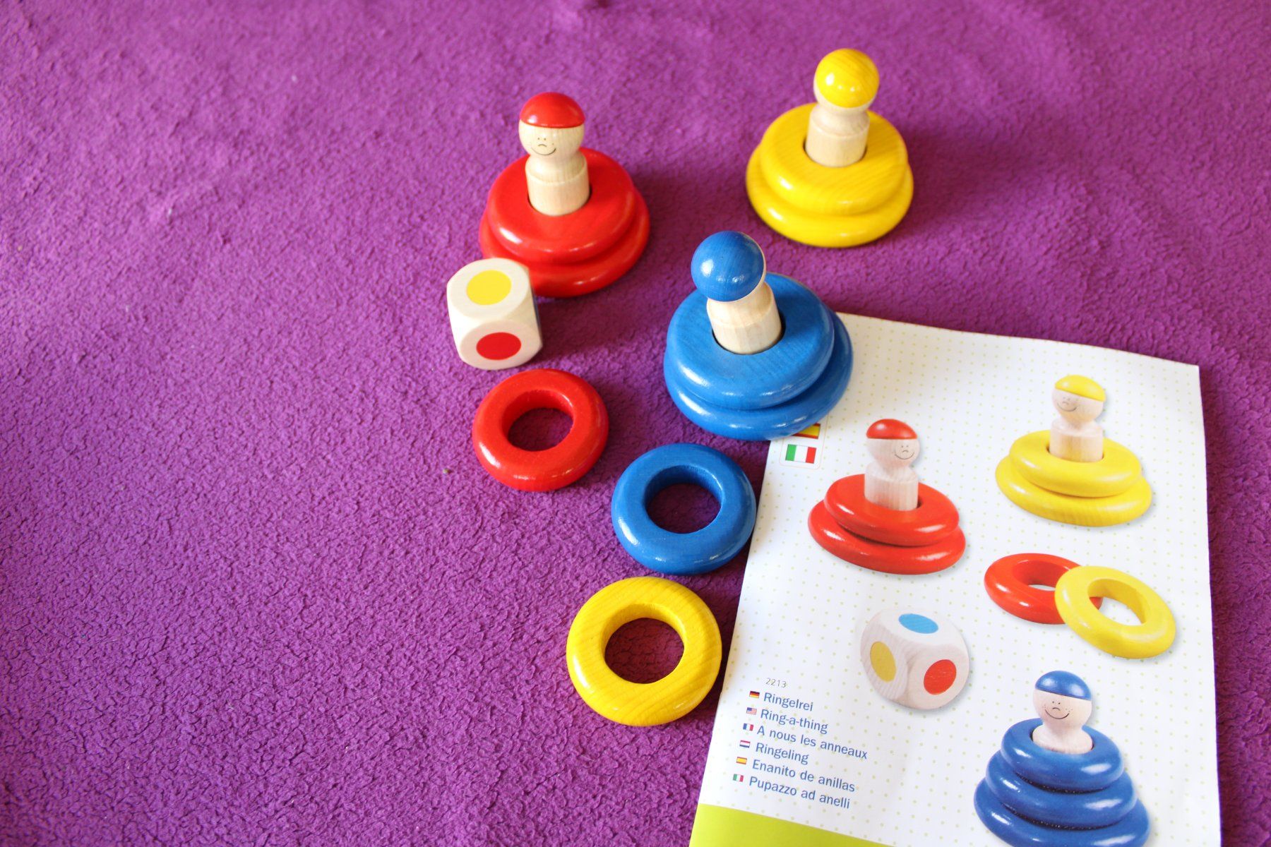 Haba Giochi: Haba Stapelspiel - Ringelrei – Usato da Müllheim Dorf venduto da Seeeule01 3