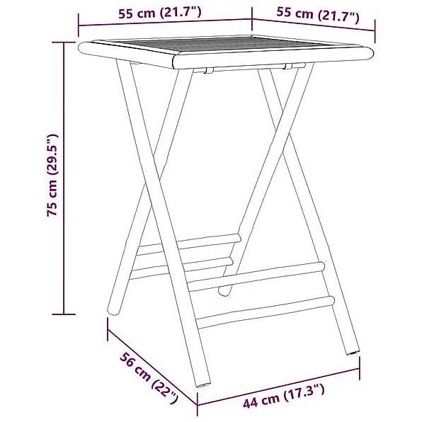 Tavoli: Table de jardin en bambou neuve – Usato da Monthey venduto da yan_mm6k 4