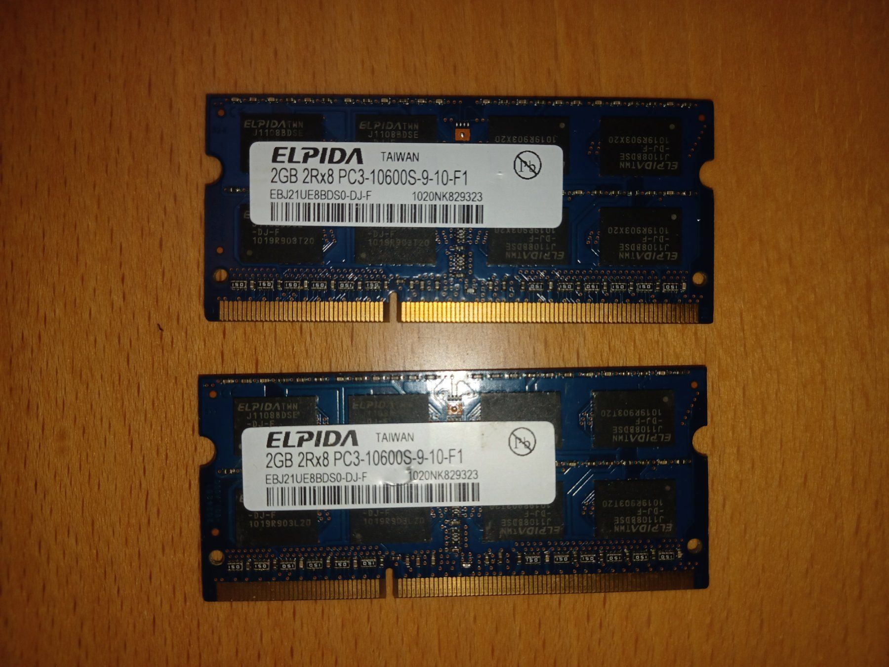 Memoria / RAM: Elpida 2x 2GB DDR3 SODIMM – Usato da Linthal venduto da Luther