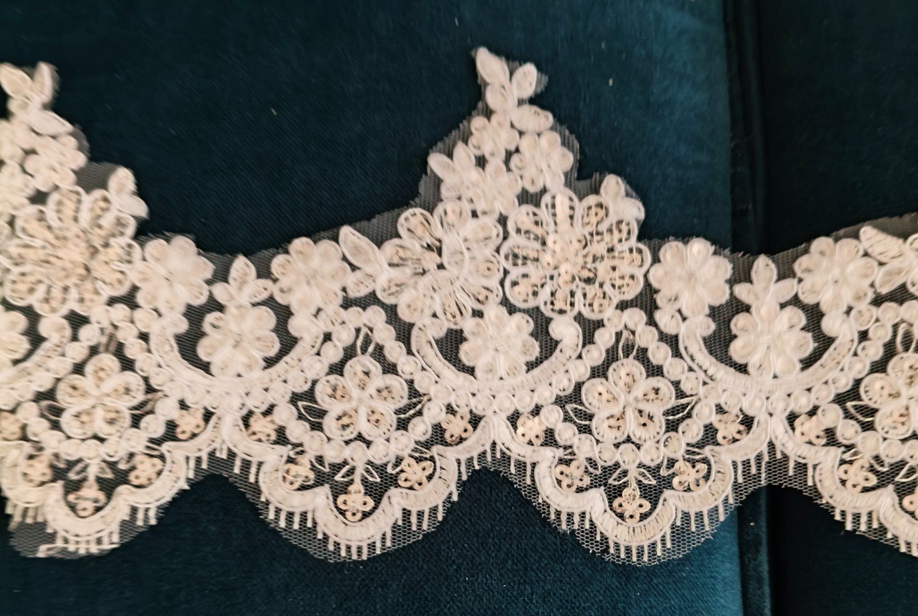 Nastri decorativi: Spitzenstoff mit Blumenmuster — Wunderschöne, feine Spitze – Nuovo (secondo la descrizione) da Urtenen-Schönbühl venduto da sep_k9jk