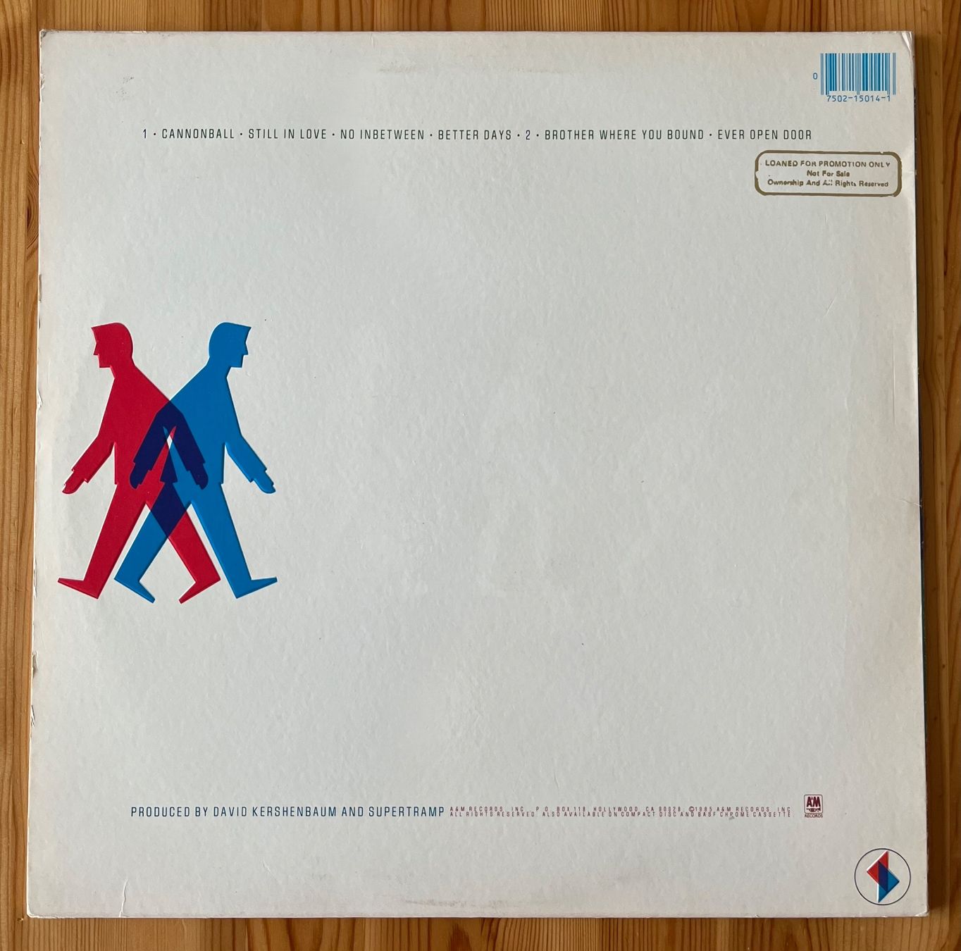 Schallplatten: Supertramp-  Brother where you bound - LP 12" – Gebraucht aus Zürich von Gurkis 1