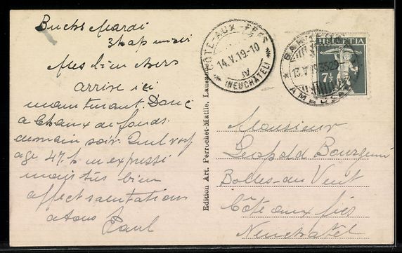 Cartes postales: AK Buchs, Totalansicht – D'occasion à Berlin par bartko-reher 1