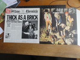 2 JETHRO TULL Platten THIS WAS +THICK AS A BRICK Zustand TOP