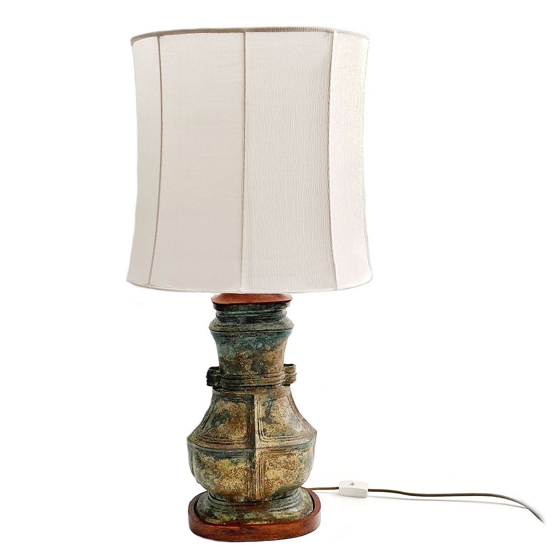 Lampen: Antike chinesische Bronze Lampe – Gebraucht aus Luzern von downtonabbey 2