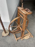 Antikes Spinnrad mit Zubehör, antike Deko 🇨🇭 (59)