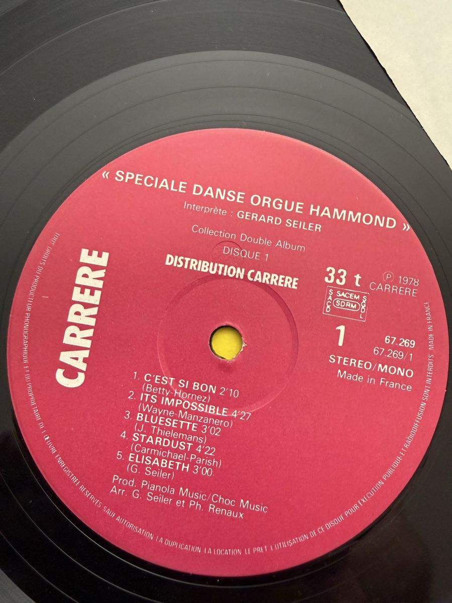 Dischi in vinile: Hammond Orgel Schallplatten-Set, Special Danse – Usato da Goldach venduto da Donpancho 4
