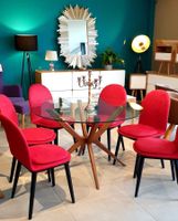 Glastisch Round Table 120cm AUSVERKAUF ab Ausstellung!