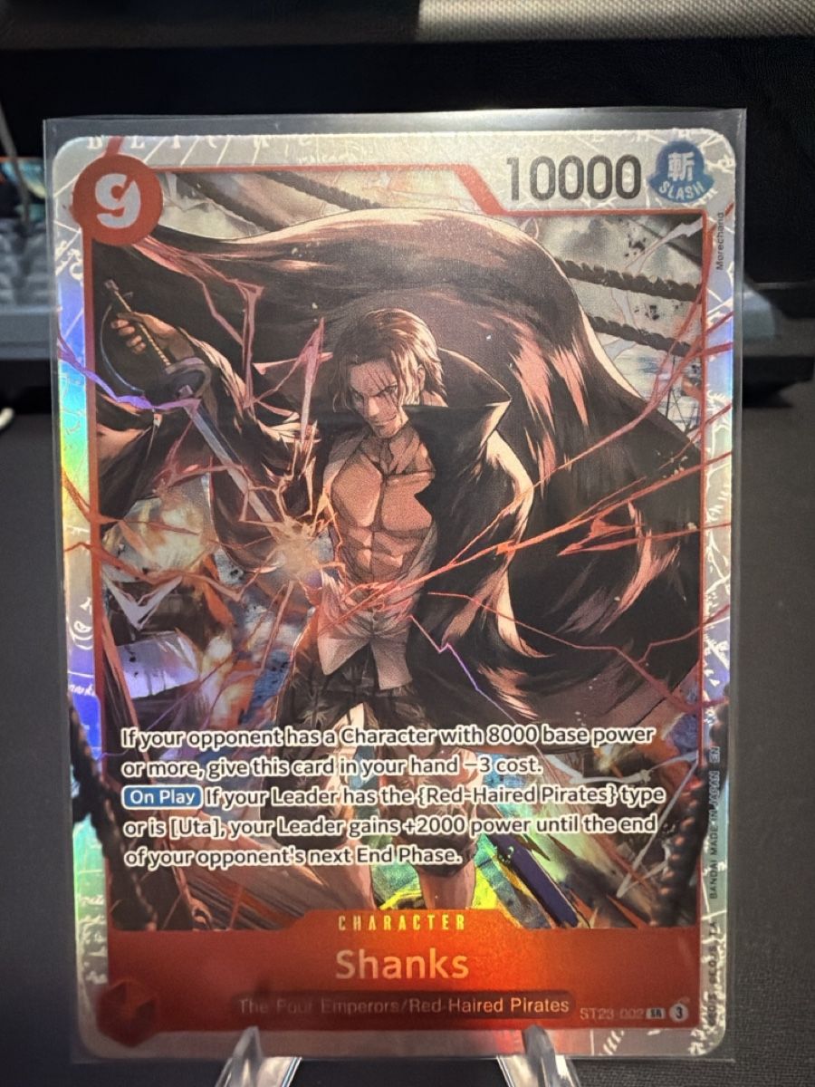Bandai Carte collezionabili: One Piece Karte Holo Shanks – Nuovo (secondo la descrizione) da Kriens venduto da Ajiani