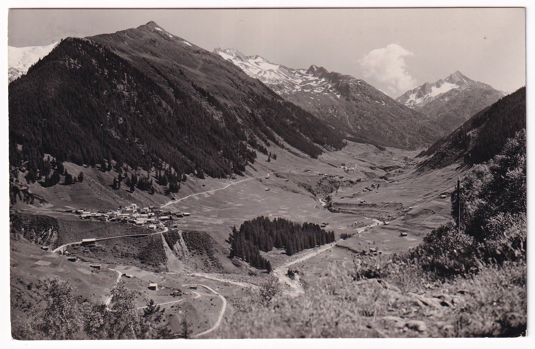 Cartoline postali: Curaglia mit Piz Scopi  1936 – Usato da Cormoret venduto da Pascalll2001