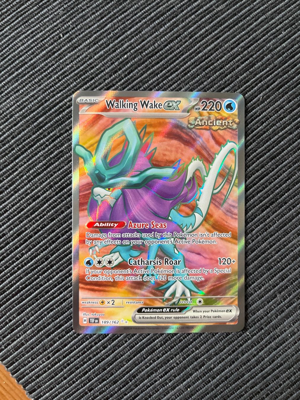 Pokémon Carte collezionabili: Pokemon Walking Wake EX fullart Temporal Forces englisch – Nuovo (secondo la descrizione) da Wabern venduto da Collectfun