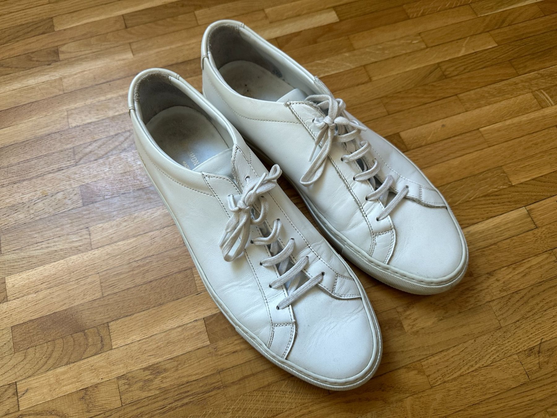 Scarpe da uomo: Common Projects Original Achille Low 1528 White 43 – Nuovo (secondo la descrizione) da Lausanne venduto da brixton