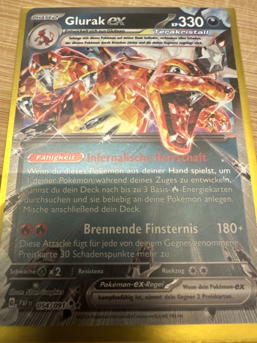 Pokémon Sammelbilder & Trading cards: Glurak ex 054 ab Fr. 1.- – Gebraucht aus Flüh von LucaK 1