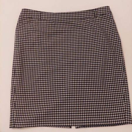 Karierter schwarz/weiss Taifun Rock, Gr. XL