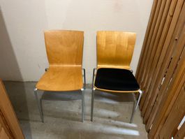 6x Vitra HAL Ply Tube Stühle – Design by Jasper Morrison