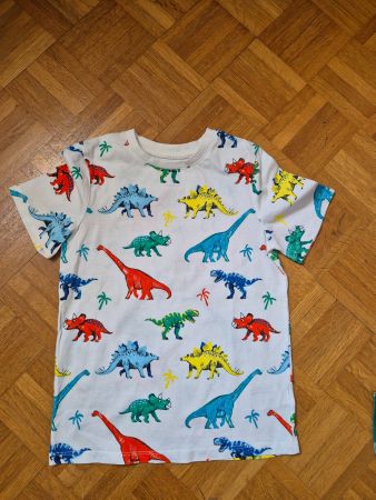Dino T-Shirt, weiss,  Gr. 134