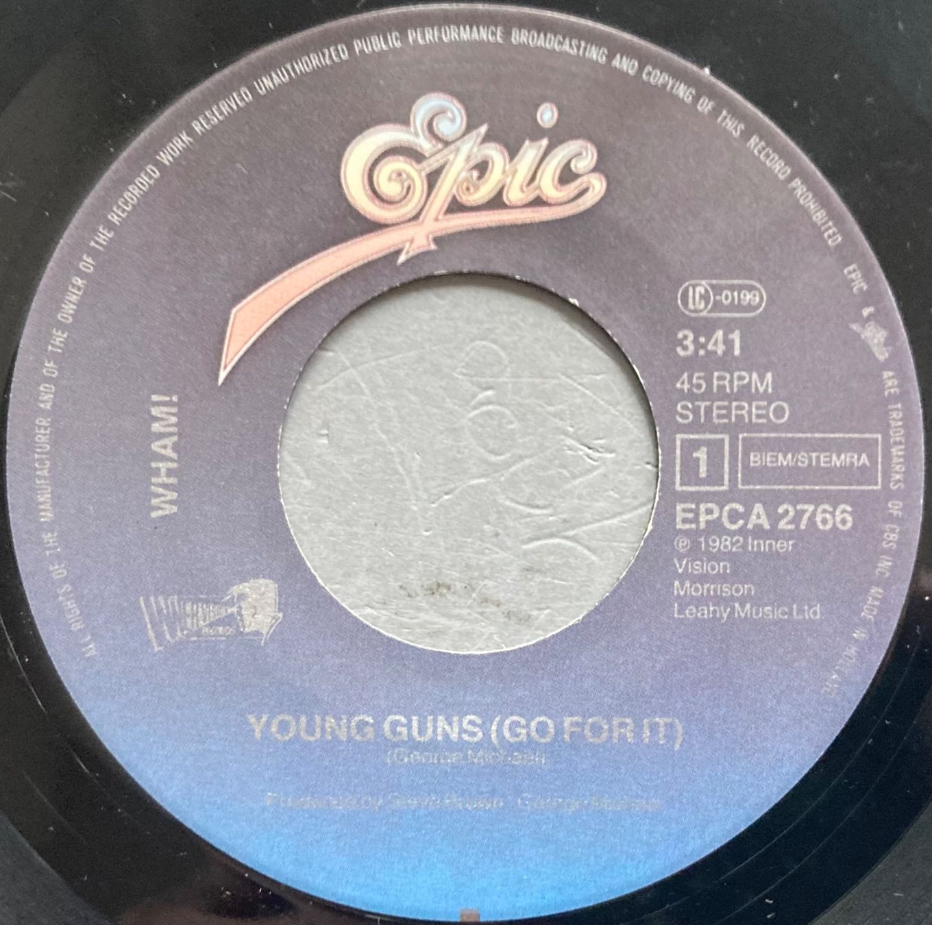 Dischi in vinile: WHAM! YOUNG GUNS (GO FOR IT) – Usato da Poliez-Pittet venduto da Newtown-Records 2