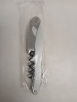 NEW! Wine Opener with Corkscrew, Bottle Opener - Silver New