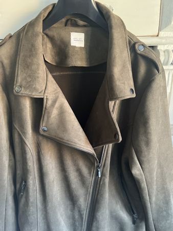 Jacke Wildlederoptik Gr. 48, Modavistsa, Top Zustand