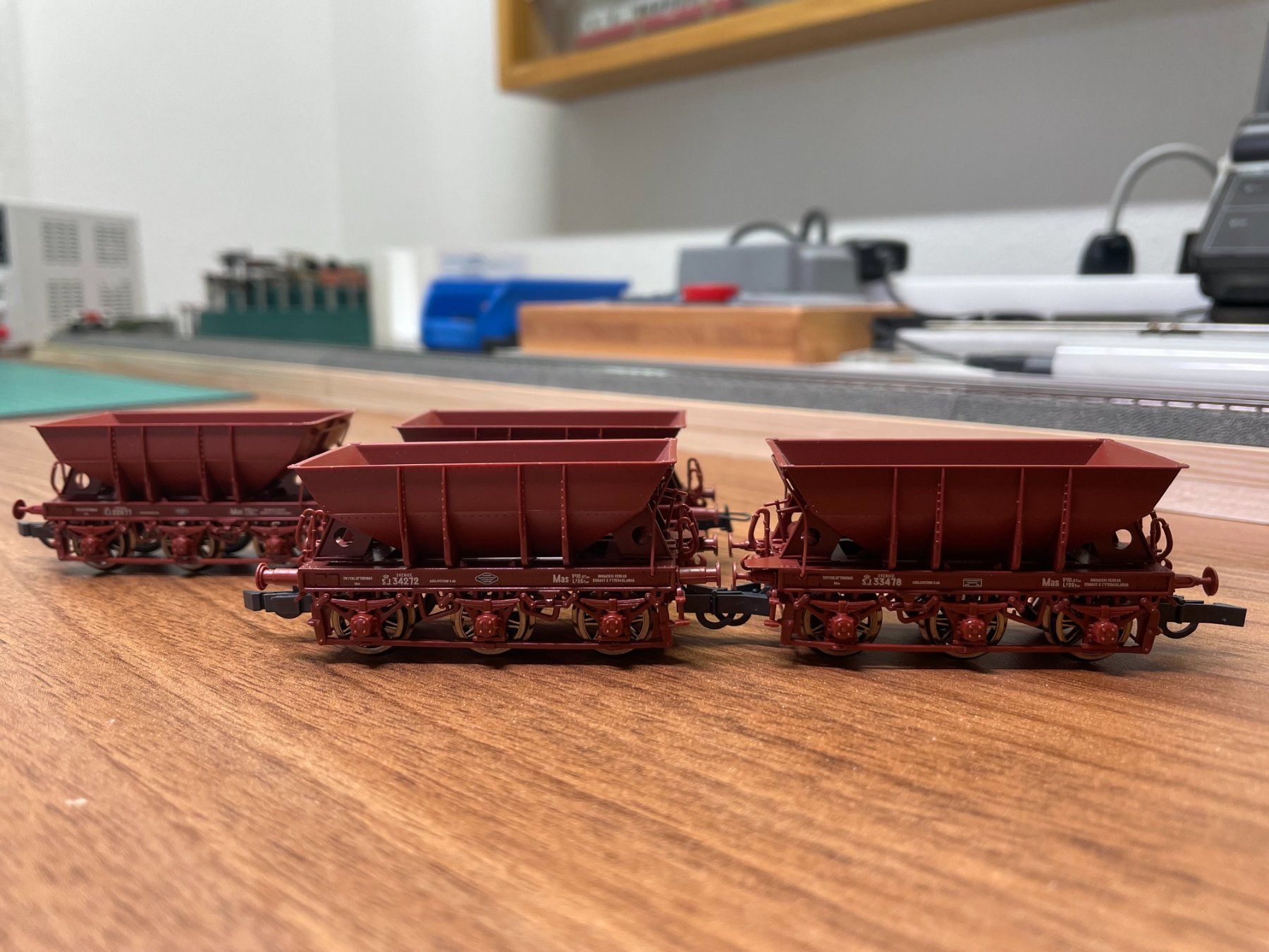 Modellini di ferrovie: NMJ 4 Stk. Erzwagen MAS der SJ in DC – Usato da Villmergen venduto da Mfritz
