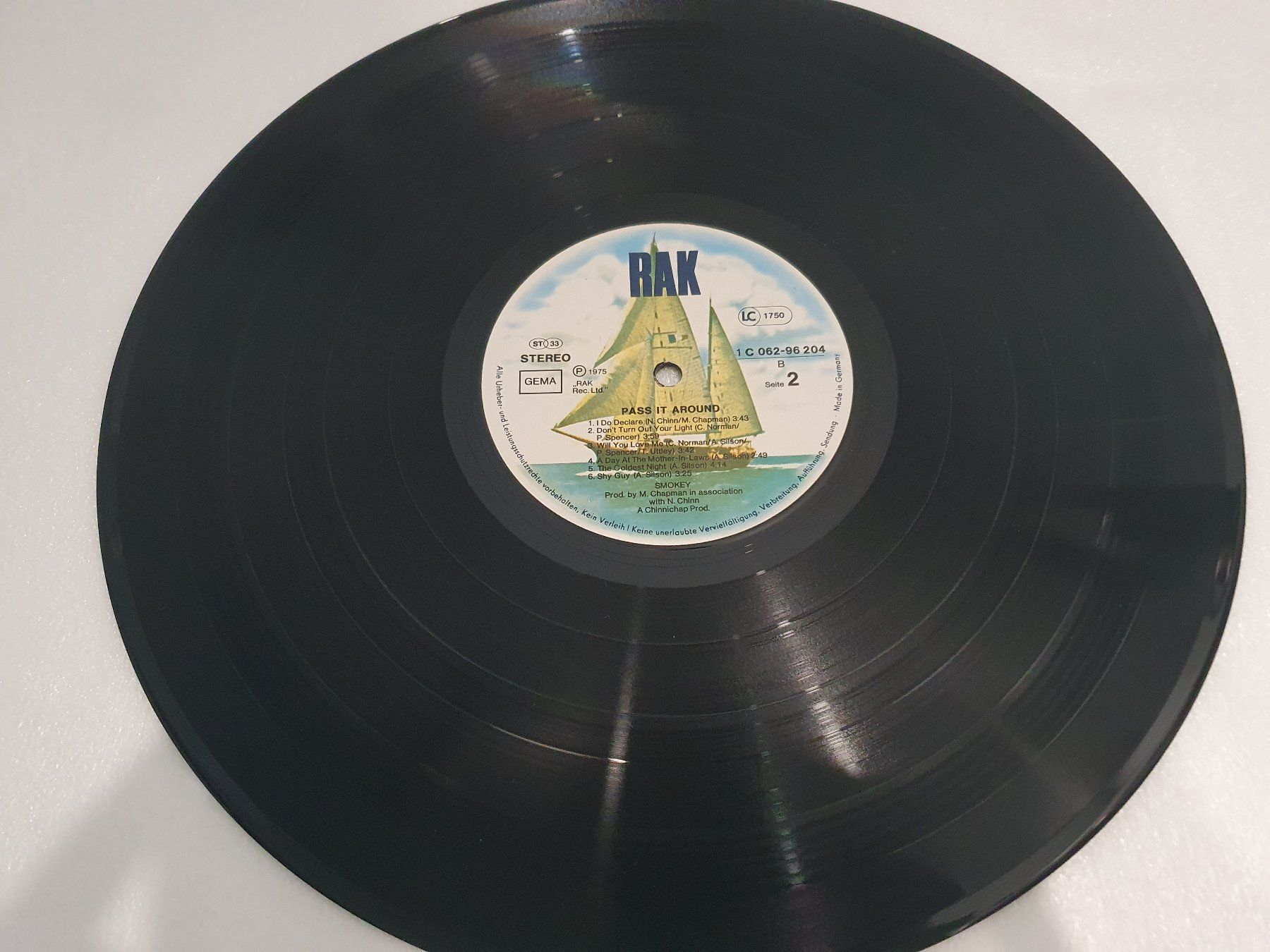 Dischi in vinile: Smokey – Pass It Around – Usato da Uster venduto da Vinyl-Leidenschaft 6