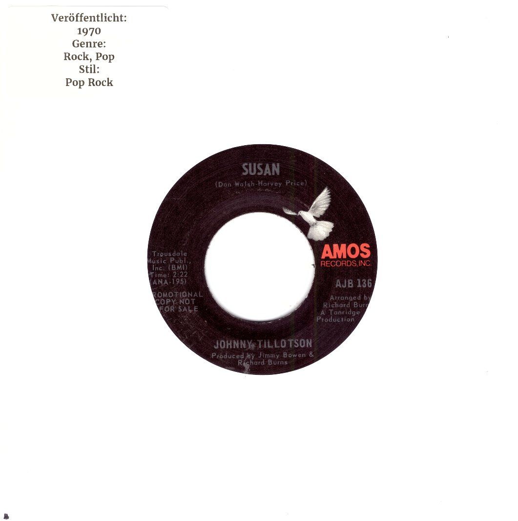 Dischi in vinile: JOHNNY TILLOTSON – Usato da Bassersdorf venduto da house-of-vinyl