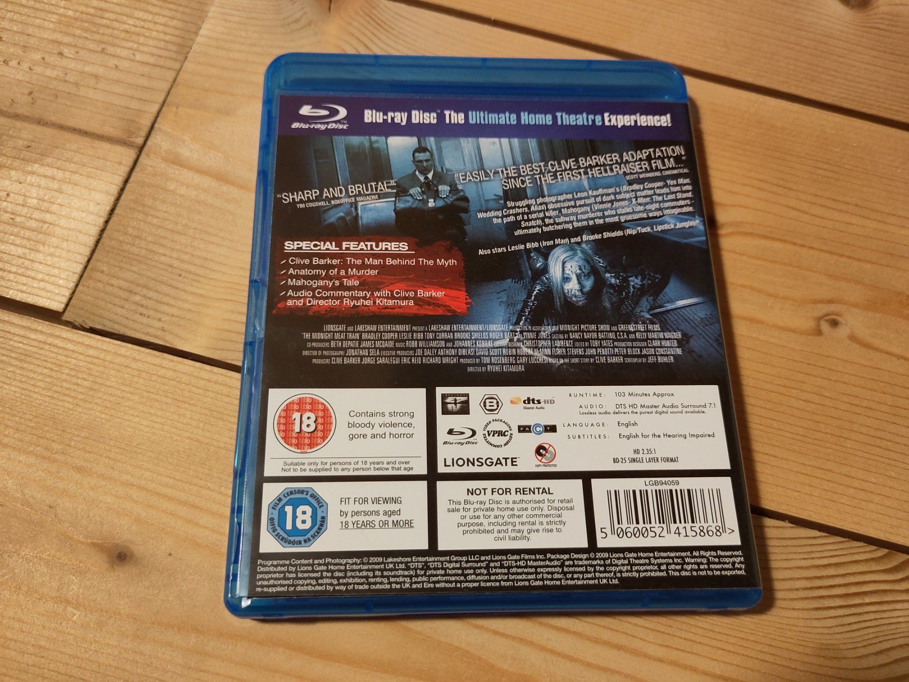 Tutti i DVDs: Midnight Meat Train – Usato da Wasterkingen venduto da Palu17 2